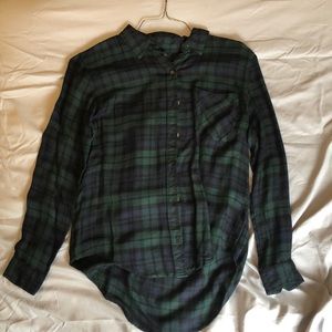 Forever 21 Dark Plaid Flannel